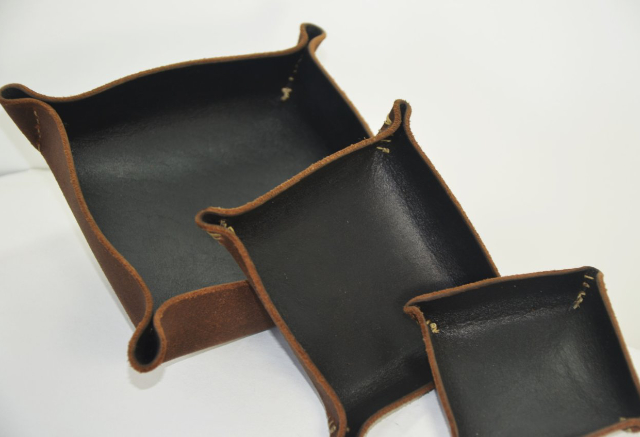 Leather daily carry-ons