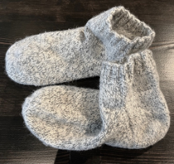 Thick woolen winter socks, felted - set of two pairs