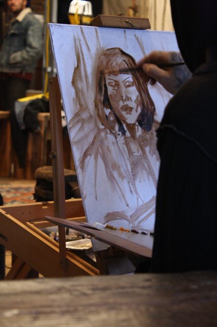 ECHT Painters Lounge with Model