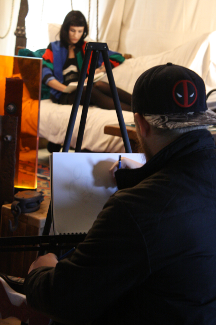 ECHT Painters Lounge with Model