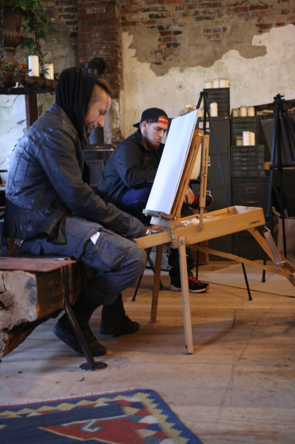 ECHT Painters Lounge with Model